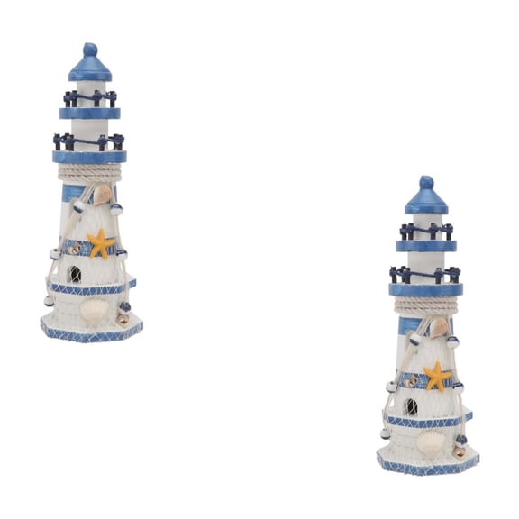 WORGEOUS 2-Piece Nautical Decor Set for Coastal Home, Ocean-Themed Table & Event Decoration