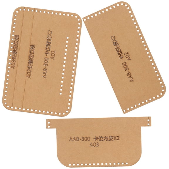 WORGEOUS Sewing Templates for Purse and Wallet Making, Craft Patterns for and Fabric Projects