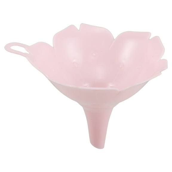 WORGEOUS  Shampoo Funnel Oil Reusable Food Grade Large Mouth Bulk Flower Pot Pink