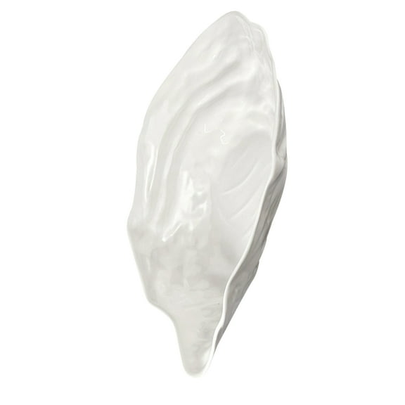 WORGEOUS Shell Style Plate Ceramic Plate Dinner Plate Fruit Tray Salad Plate Dessert Plate Appetizer Serving Tray Oysters Kitchen Supplies (7.5 inches)
