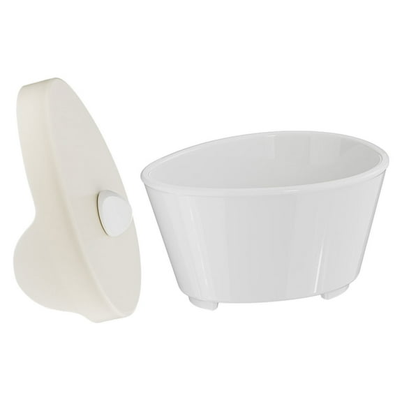 WORGEOUS Small Vacuum Cleaner Rice Cooker Steaming Box Travel 12.00X9.00X6.50CM White