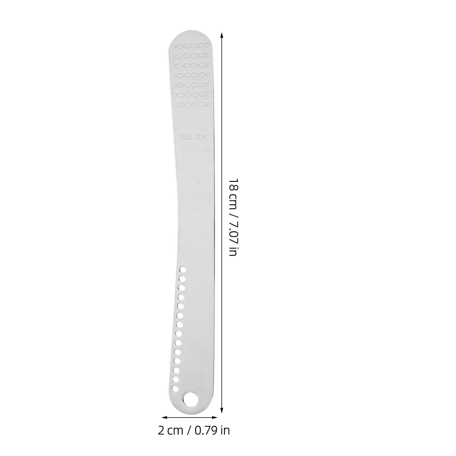 Shaping Measure Ruler WORGEOUS Stainless Ruler For Measuring And Shaping Dough Strips Ruler ...