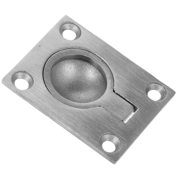 WORGEOUS  Stainless Steel Pull Ring Door Pulling Hardware Window Blinds Pulley Kit RV Silver