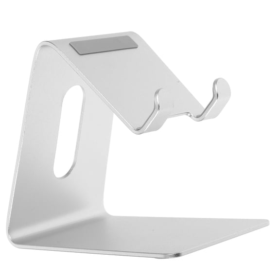 WORGEOUS  Phone Holder Stand Car Lanyard Digital Tablet Computer Mobile Silver