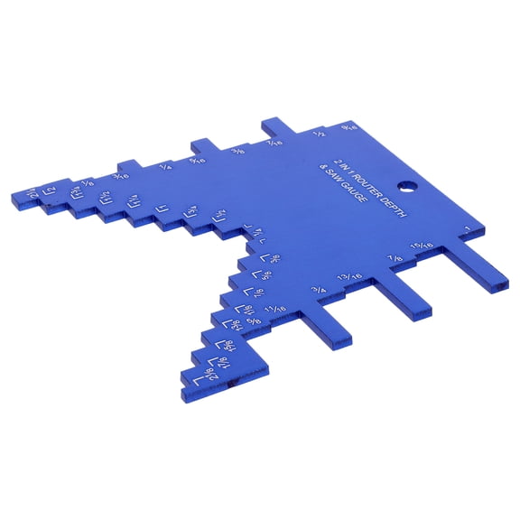 WORGEOUS Step Depth Gauge for Router Carpentry Gauges Work