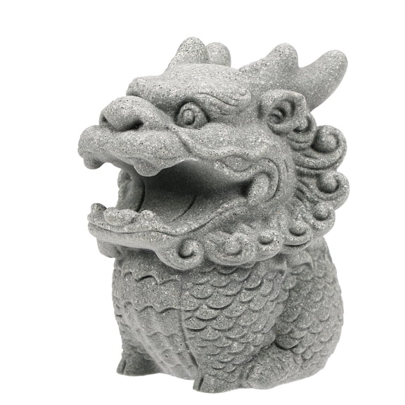 WORGEOUS Stone Lion Decoration Tabletop Stone Lion Statue Stone Lion Paperweight Ornament
