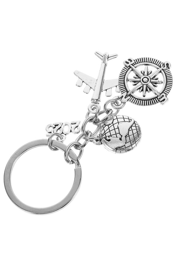 Sturdy Keyring Retirees Memorial Travel Keychain Portable And Stylish Metal Keyring For Backpack Purse Handbag Travel Decoration And Travel Enthusiasts