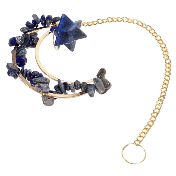 WORGEOUS Sun Catcher Crystals Prism Hanging Car Charm Moon Miss Blue