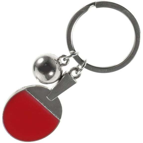 Exquisite Keychain with Red Zinc Alloy Design for Keys and Bags 1 Piece