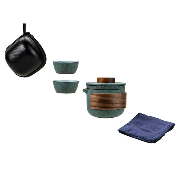WORGEOUS Portable Ceramic Tea Infuser Mug Set - Safe Travel Teacup for Loose Leaf Tea Brewing