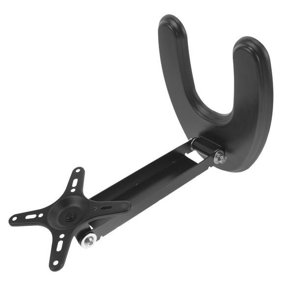 WORGEOUS  Television Base Stand Computer Screen Light Monitor Riser Black