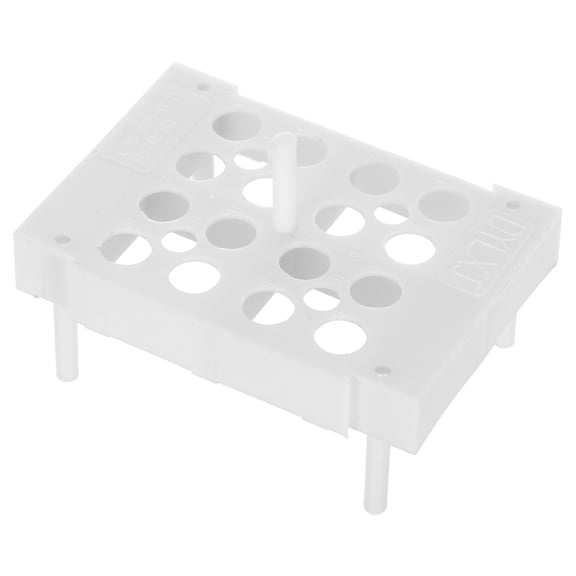 YSNOOWE Multifunctional White Test Tube Stand for Lab Sample Storage and Organization