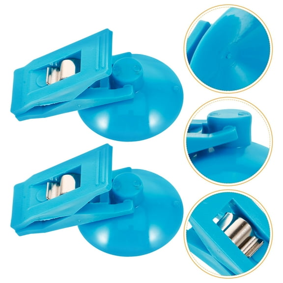 BESTYASH Plastic Car Card Holder with Cup Mount, Ticket Clip PVC, 2 Pieces, and Easy to Use