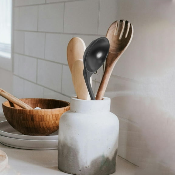 WORGEOUS Turtle Shell Spoon 2Pcs Ergonomic Design for Stirring and Serving Hot Pot Restaurants and Gatherings