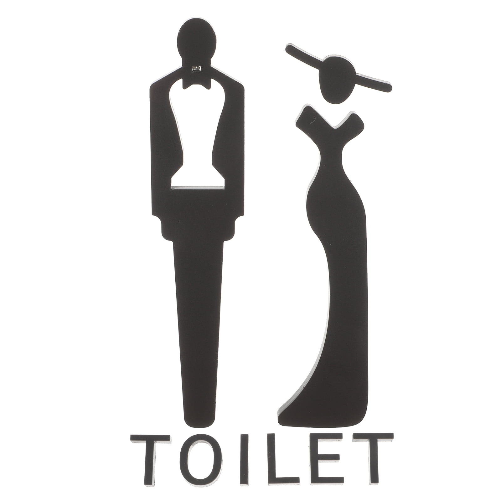 WORGEOUS Unisex Bathroom Rules Sign Toilet Men and Women Man - Walmart.com