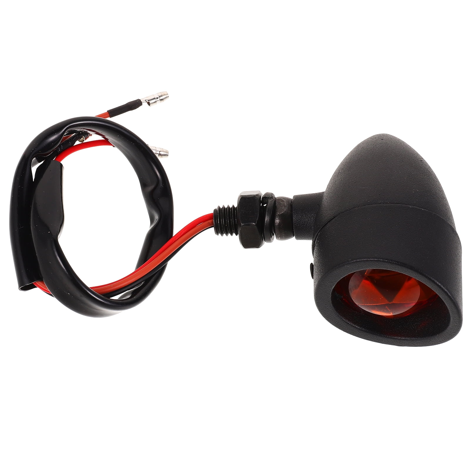 Retro Metal Design Motorcycle Turn Signal LED Lamp 2pcs Convenient ...