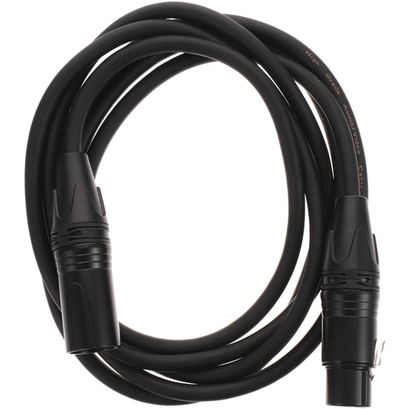 WORGEOUS  Useful Audio Cable Mic Connection Supply Microphone Sound Devices Studio Black