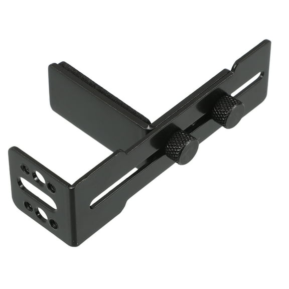 WORGEOUS Vertical GPU Mount Bracket with Desktop Hinges for Small Ornaments, Black Finish