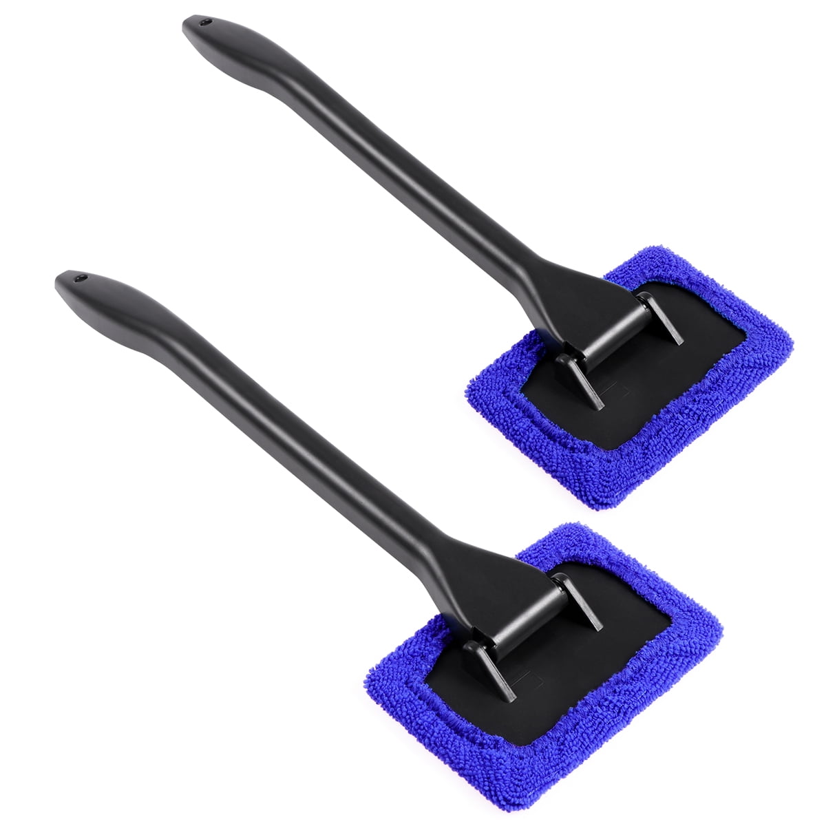 WORGEOUS WINOMO 2pcs Car Windshield Cleaner Window Glass Cleaning Brush Tools with Long Handle (Blue)