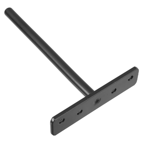 WORGEOUS Heavy-Duty Wall Brackets for Shelves and Bookcase Storage, Black Positioning Plate Hinges