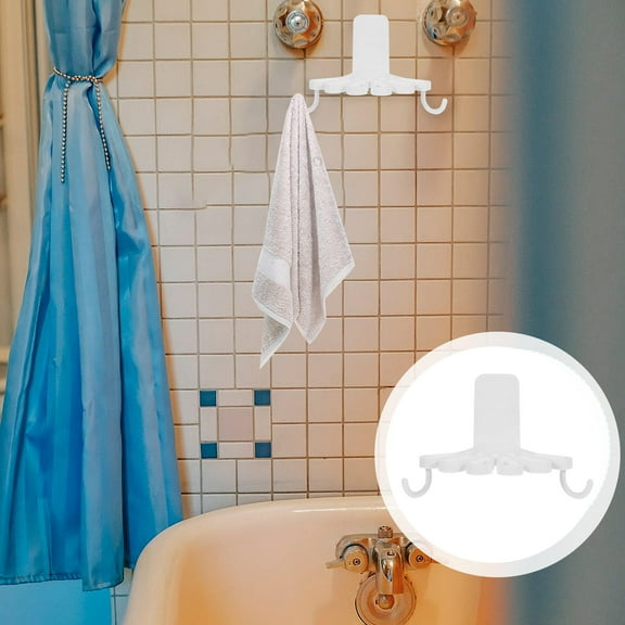 WORGEOUS Wall Mount Swivel Towel Rack Holder Useful Kitchen Hook Swivel Towel Stand