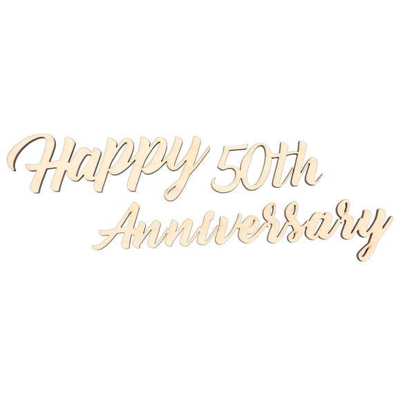 GOOHOCHY Beige Wood Plaque for Wedding Anniversary Decor Adds Warmth and Romance to Your Special Day 6x8 inches