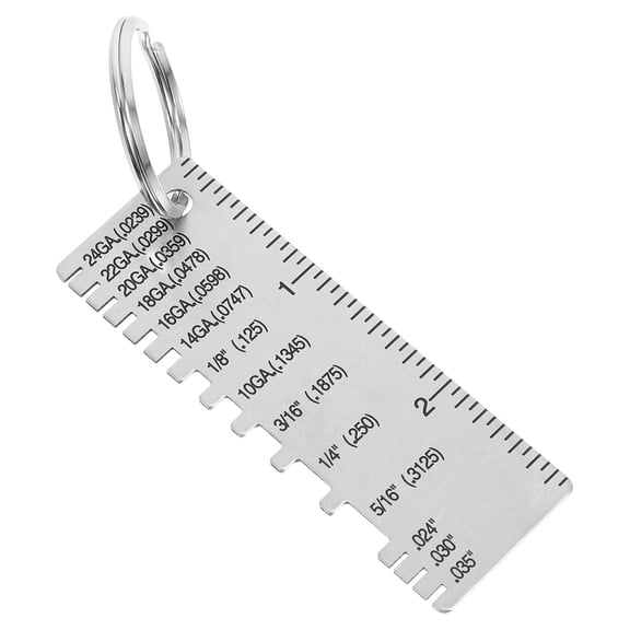 Mobutofu Portable Metal Gauge for Weld Inspection Stainless Steel Precision Tool