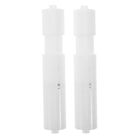 ADDHAT 2Pcs Spring Loaded Toilet Paper Rod Replacement for Home Bathroom Use White