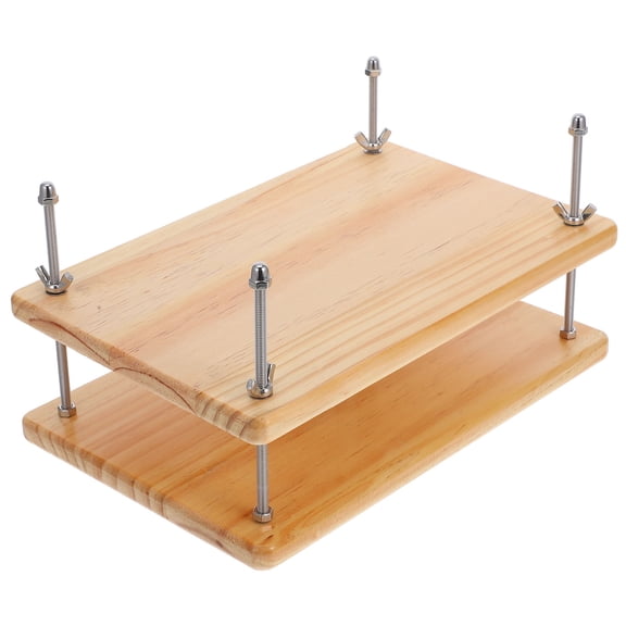 Worgeous Stickers Wooden Book Binder 29.50X19.50X13.00CM Khaki