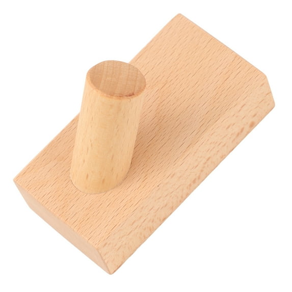 WORGEOUS Wooden Wall-Mounted Coat Hook, Modern Hat Rack Hanger, Entryway Organizer for Towels, Bags, Bathroom, Porch (Light)