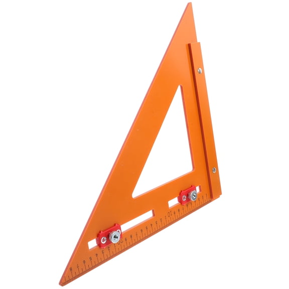 WORGEOUS Woodworking Triangle Ruler Drawing Line Ruler High Precision Measuring Tool for Engineer Carpenter