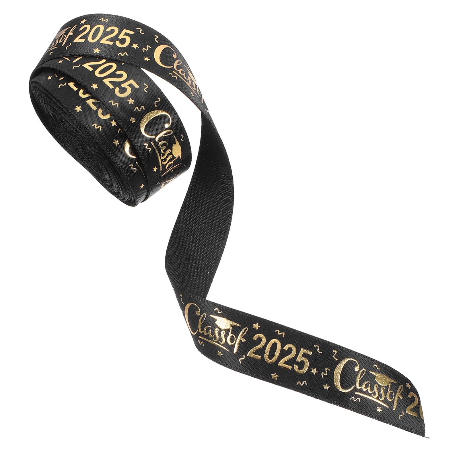 FUEENIRVA Graduation Wired Ribbons Graduation Ribbon Polyester 1 Set ...