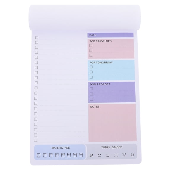 GOOHOCHY Memo Notepad Rectangular Simple Design 1Set 9.82X7.07X0.59in