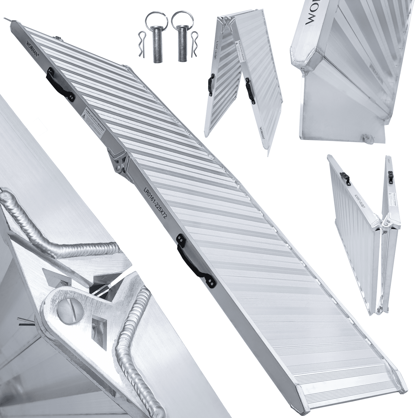 Stability Ramps WORHAN Loading Ramp 882 lbs Heavy Duty Robust Platform Extreme ...