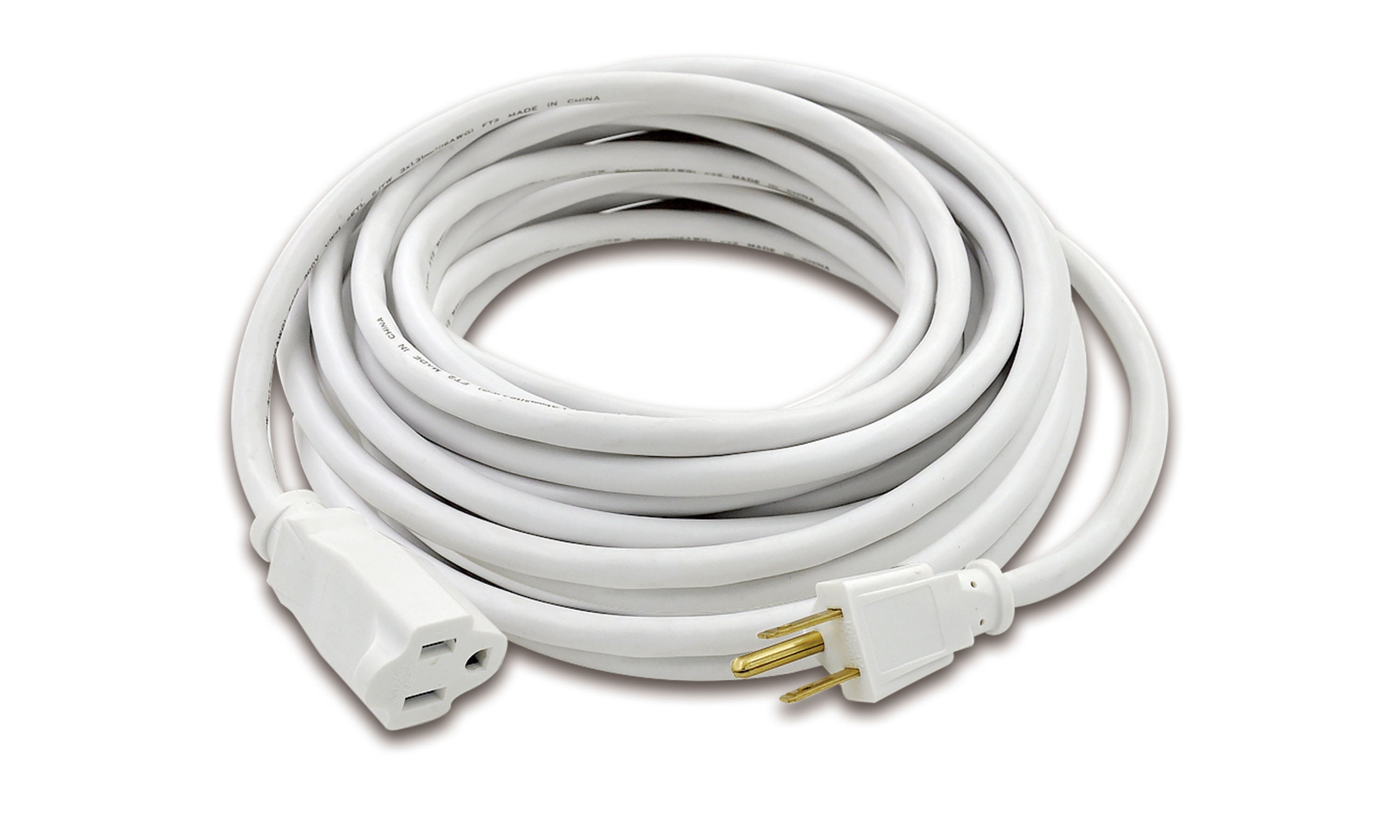 WORK CHOICE 50` SJTW 16X3C WHITE OUTDOOR EXTENSION CORD