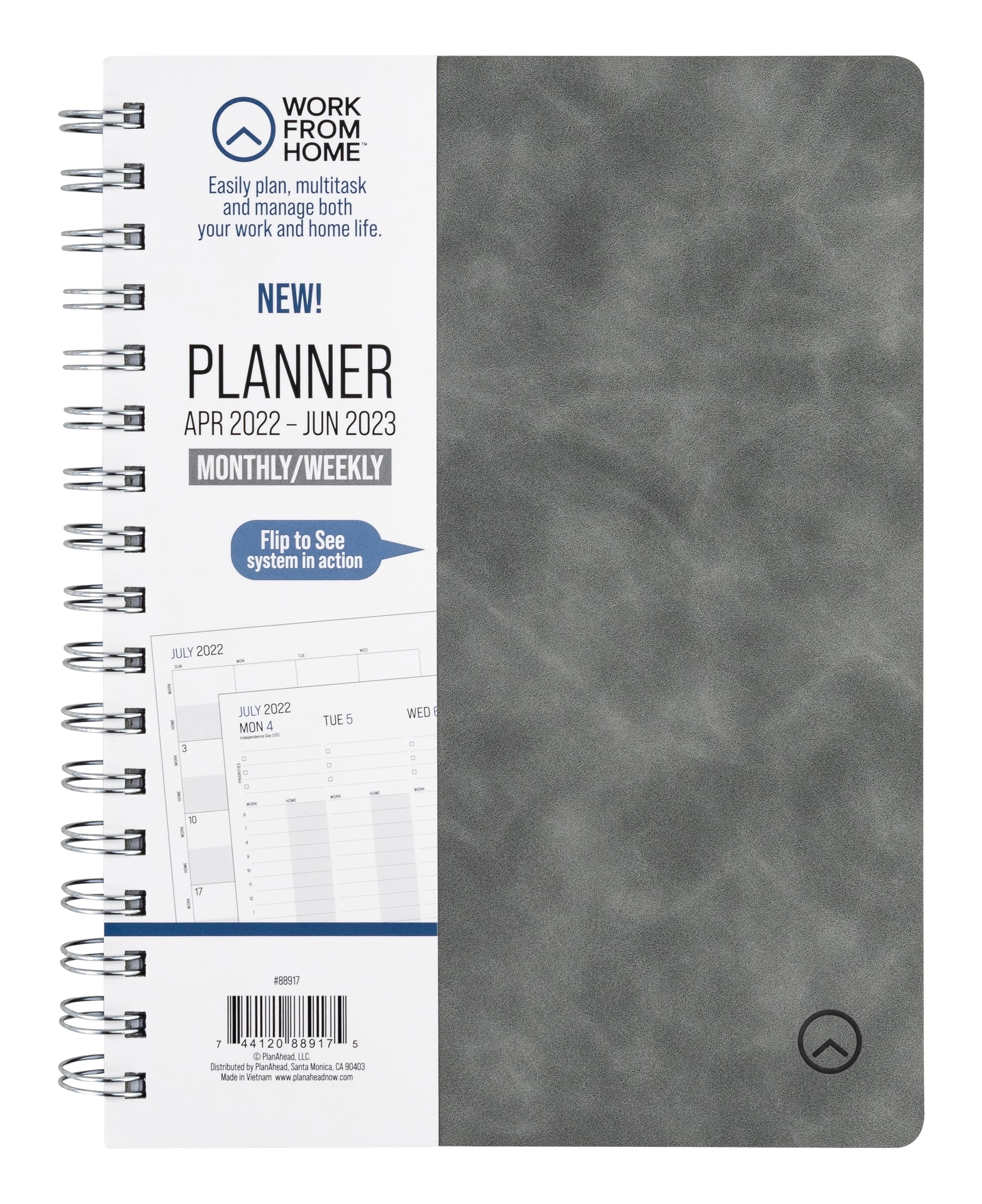 WORK FROM HOME Monthly Weekly Planner Apr 2022 Jun 2023 7 25 X 9 work-from-home-monthly-weekly-planner-apr-2022-jun-2023-7-25-x-9
