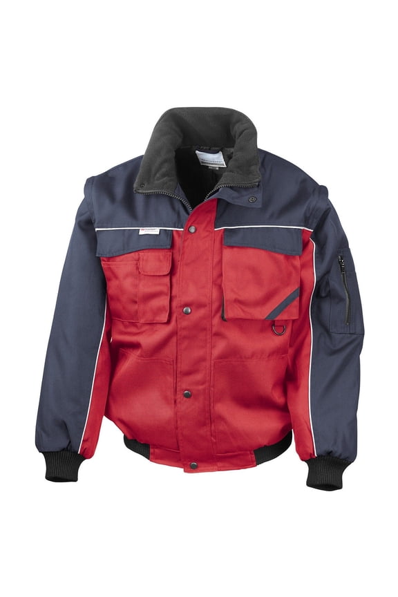 by Result Mens Heavy Duty Zip-off Sleeves Pilot Jacket