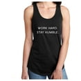 thumbnail image 1 of WORK HARD. STAY HUMBLE. Racerback Tank, 1 of 2
