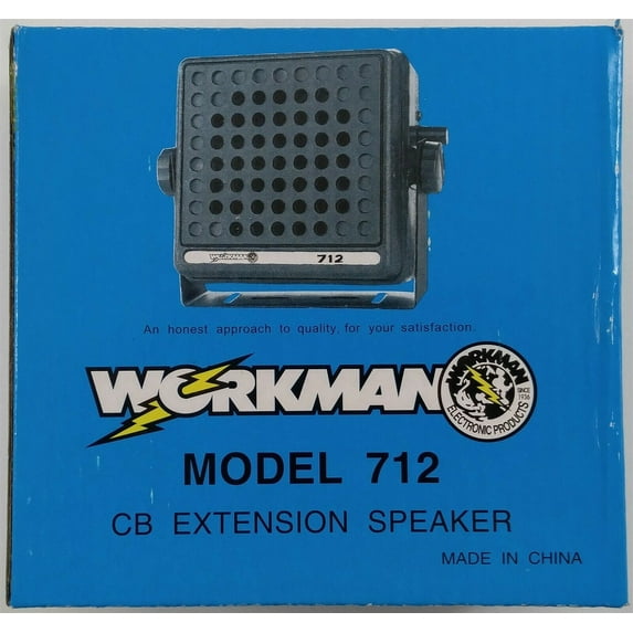 WORKMAN 712 PRESIDENT NOISE CANCELLING CB RADIO EXTERNAL SPEAKER