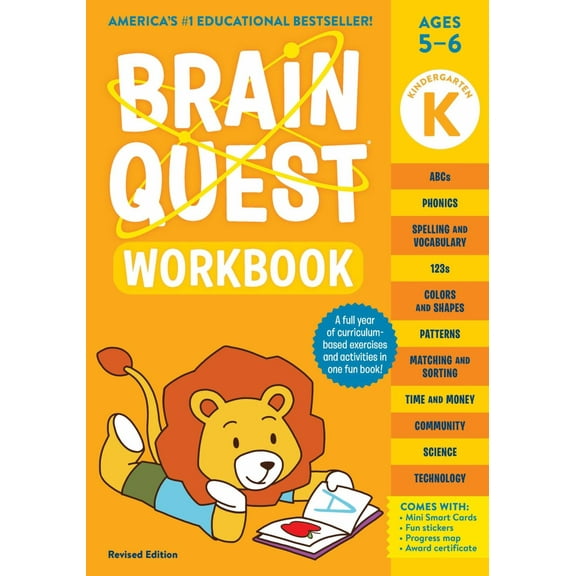 Brain Quest Workbook: Kindergarten Revised Edition (Revised edition) (Paperback)