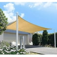 thumbnail image 1 of WORKPOINT Sun Shade Sail UV Block Canopy for Patio Backyard Lawn Garden Outdoor Activities Rectangle 6' x 8' Beige, 1 of 8
