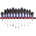 thumbnail image 1 of WORKPRO 12-Piece Magnetic Screwdrivers Set with Organizer,Flat Head/Slotted/Phillips/Torx Screwdriver Tools Set,Chrome Plating CR-V Shanks, Non-Slip Handle, 1 of 9