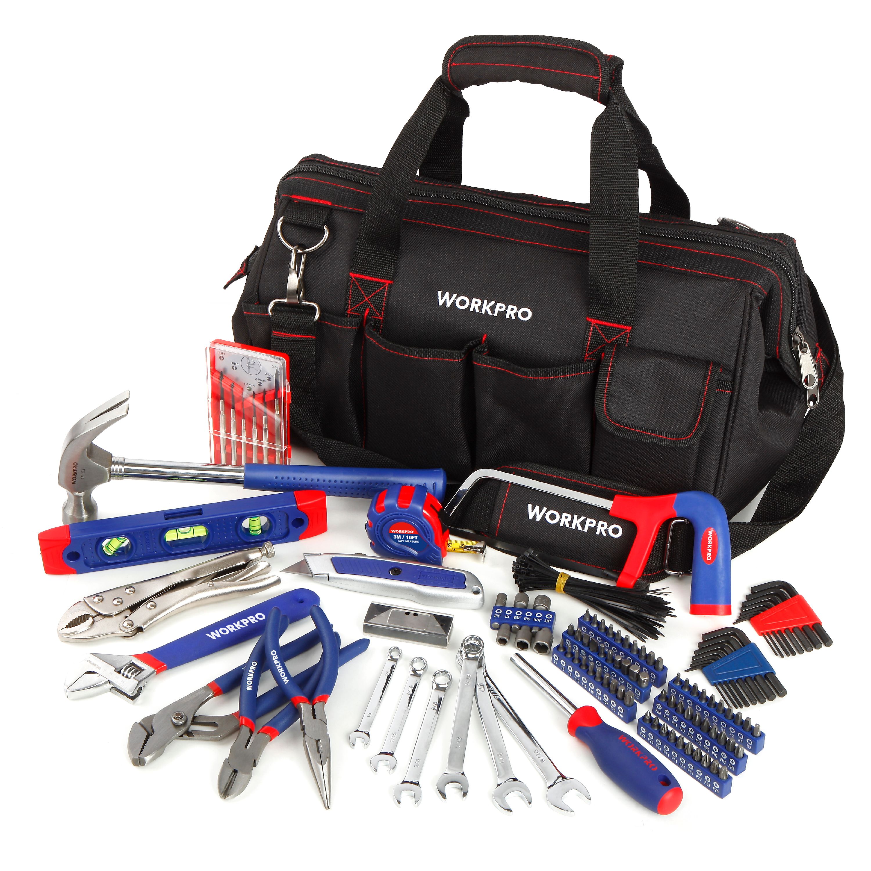 WORKPRO 156-Piece All-Purpose Home Repair Tool Set - image 1 of 10