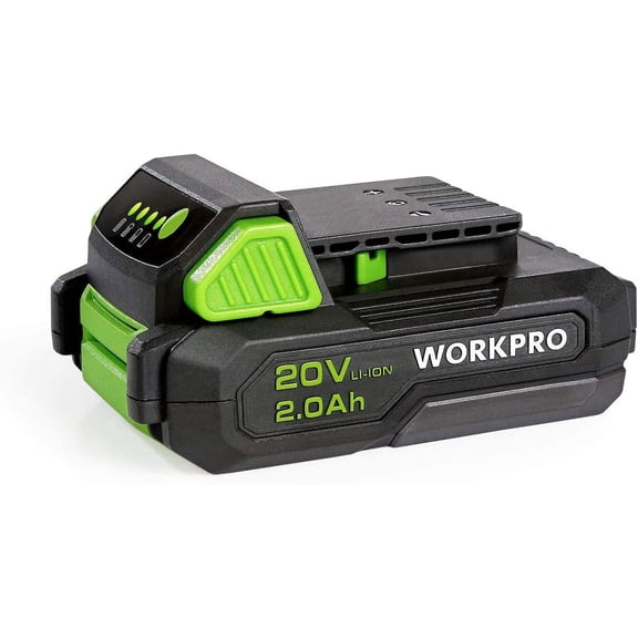 WORKPRO 20V 2.0Ah Lithium-ion Battery Pack ONLY Compatible with WORKPRO 20V Tools, Not for Other Brands
