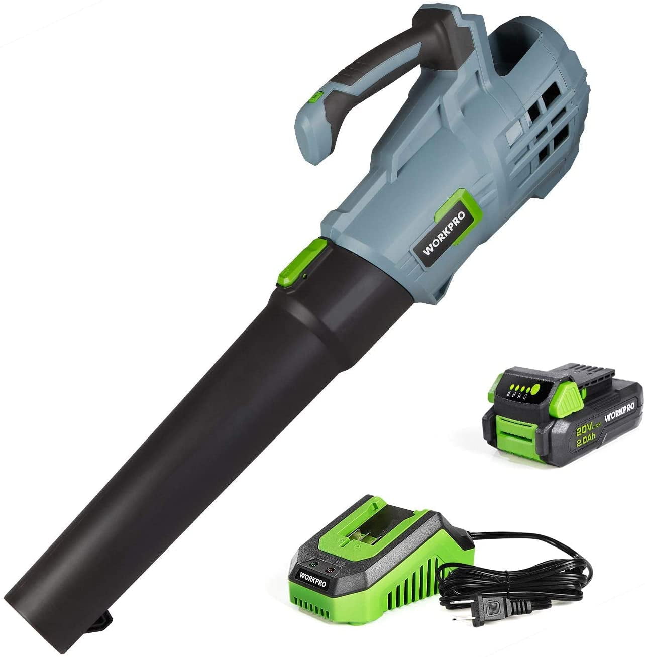 Cordless Leaf Blower with Battery & Charger(400 CFM 150 Mph),6