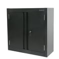 thumbnail interactive-video image 1 of WORKPRO 28-Inch Wall Garage Storage Cabinet, Adjustable Shelf, Steel, Black, 1 of 9