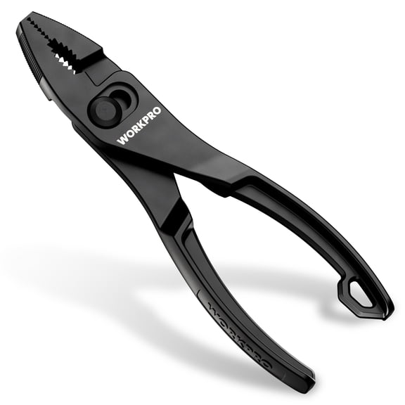 WORKPRO 4-Inch Slip Joint Pliers, Adjustable Two-Position Jaw, Anti-Rust Coating, Compact Pocket Size for Tight Spaces