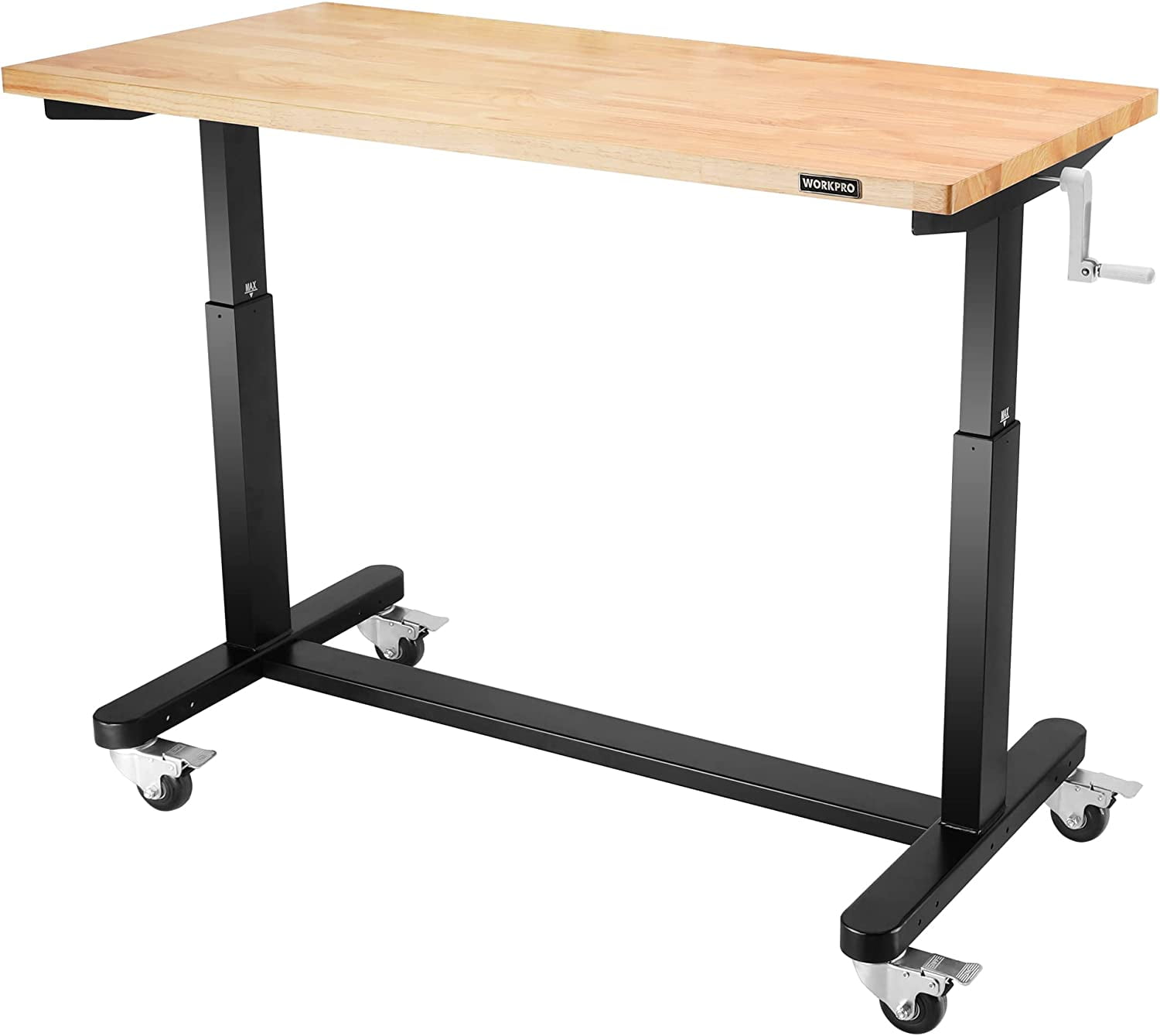 https://i5.walmartimages.com/seo/WORKPRO-48-Height-Adjustable-Work-Table-Crank-Handle-Casters-x-24-Rubber-Wood-Top-Standing-Desk-Workbench-Heights-29-38-500-lbs-Load-Capacity-Garage_ac0ef656-f250-4074-bc44-6dd878b62e8b.7070fbd281e9062f592fd27b1e010b8b.jpeg