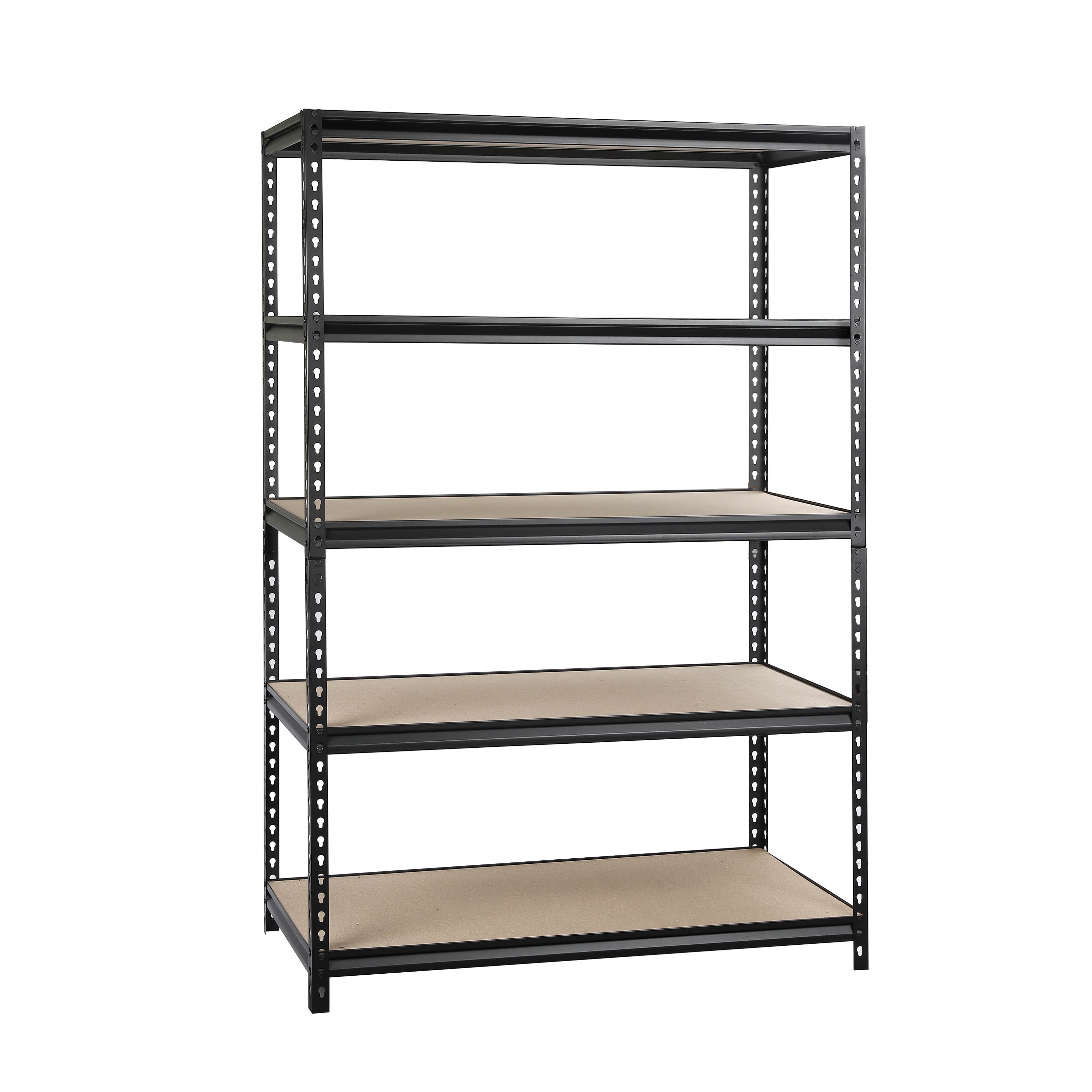 WORKPRO 48Inch 5Tier Freestanding Shelf with Particle Board Shelves