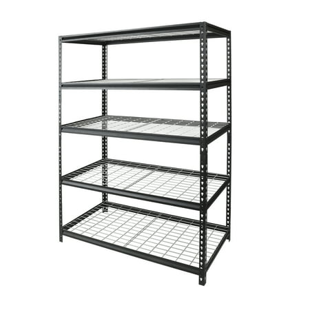 WORKPRO 48-Inch W x 24-Inch D x 72-Inch H 5-Shelf Freestanding Shelves, 4000 lbs. Capacity